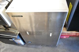 Hoshizaki KM-280MWH stainless steel ice machine head, water cooled, 115-120V, 1 phase, commercial use, good condition.