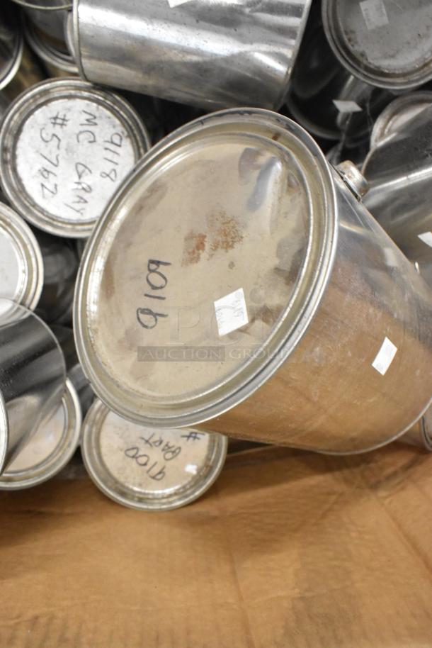 180 Pro Guard chemical cans including Proflex Primer 1501 Part A, 1501 Part B, and 9109. Labels indicate batch numbers.