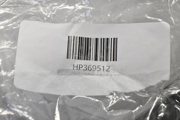 Barcode labeled HP369512 on plastic packaging for Lincoln 369512 Sleeve Rubber, brand new condition.