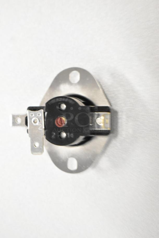 Hi Limit Thermostat / Thermal Cutout, brand new, for PF, CPF, and GPC Series, model 377U00577, metal and plastic parts.