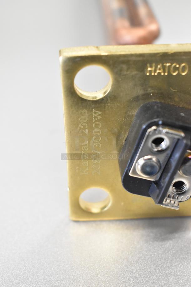 Hatco R02.04.302.00 Element 3000w 208v, labeled "Kawai 2503 208V 3000W." New condition, shown on a metal base.
