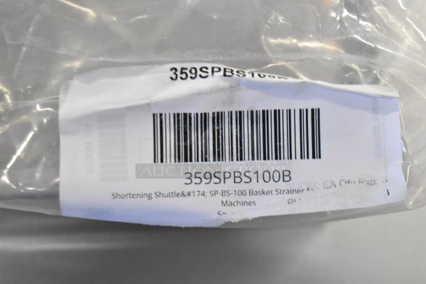 3 new scratch and dent items: Hatco R02.04.302.00 element, Giles 30206 drip cup, Shortening Shuttle® SP-BS-100 strainer.