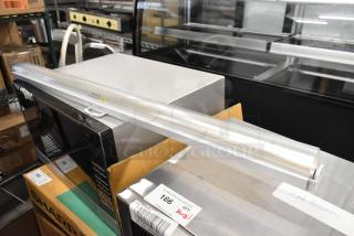 Brand new Avantco 19386567 night curtain for VAC-46W and VAC-46B. Features transparent design, in pristine condition.