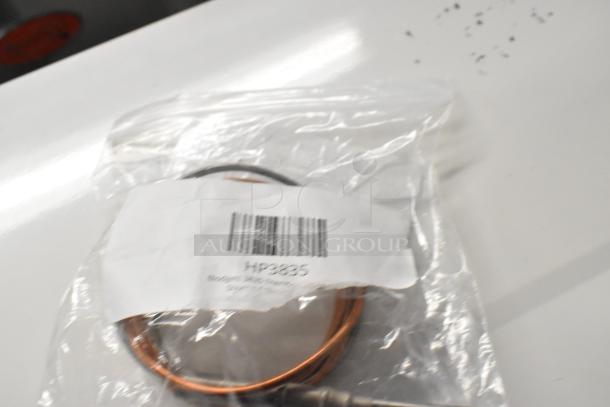 Packaged Blodgett 3835 Thermocouple, 60-inch, labeled HP3835, new condition in clear plastic bag.