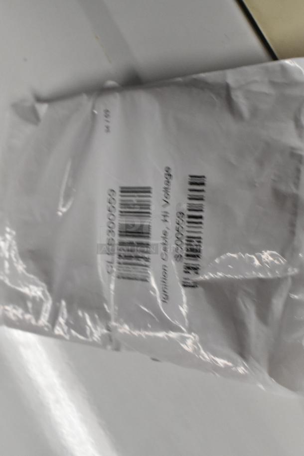 Package showing Cleveland S300559 Ignition Cable Hi Voltage label. Brand new scratch and dent.