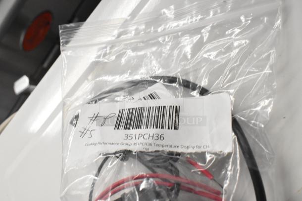 Plastic bag with Cooking Performance Group 351PCH36 Temperature Display, new condition, visible barcode and item number label.