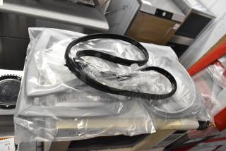Three new Moffat and Hoshizaki gaskets in packaging, including door seal M232667 and drawer gaskets 2A5192-19, 2A5192-16.