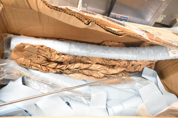 Brand new Vulcan unit in packaging, labeled "scratch and dent," with protective wrapping and tags visible.