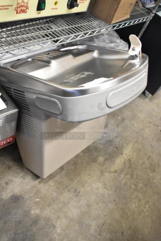 BRAND NEW Elkay EZS8WS_1G stainless steel wall mount water fountain, 115 volts, 1 phase, scratch and dent condition.