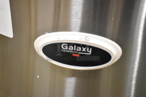 Brand new Galaxy 177RWGB90 90-cup electric rice warmer, stainless steel, 120 volts, 1 phase, slight scratches.