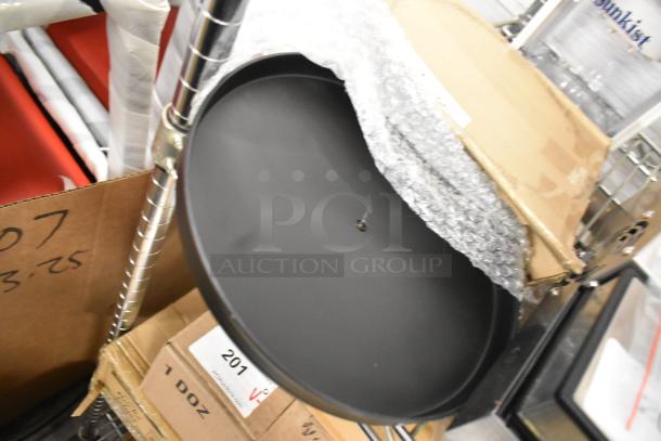 Galaxy 177GWC50E, brand new scratch and dent items. Includes Sunkist Sectionizer, black round bin, slight imperfections.