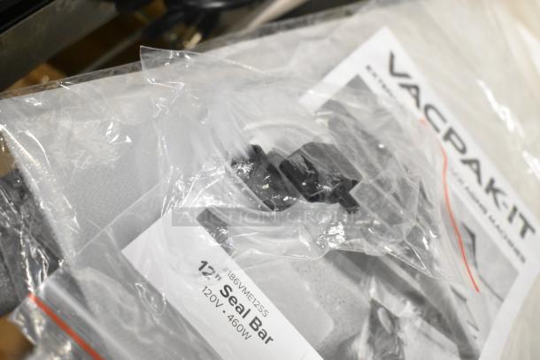VacPak-It 186VME12SS Stainless Steel Vacuum Packaging Machine, 12" Seal Bar, 120V, scratch and dent, new in packaging.