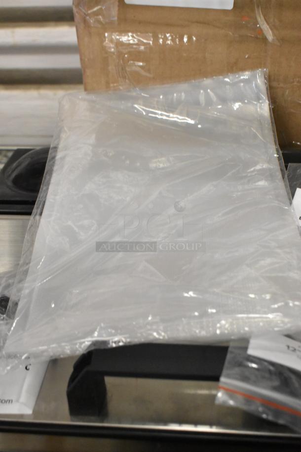 Brand new VacPak-It 186VME12SS vacuum packaging machine, stainless steel, 12" seal bar, 120V, scratch and dent condition.