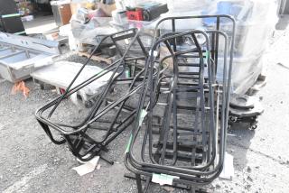 8 brand new scratch and dent 475AG108FRME frames for 1 cubic yard tilt truck, 1250 lbs capacity, visible tags.