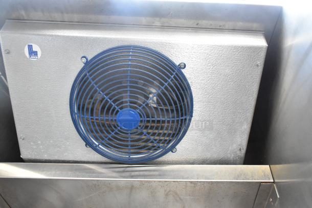 Baxter RP100 Stainless Steel Proofer fan unit, model PC151DD, Larkin label, 208/240V, 1 phase, commercial use.