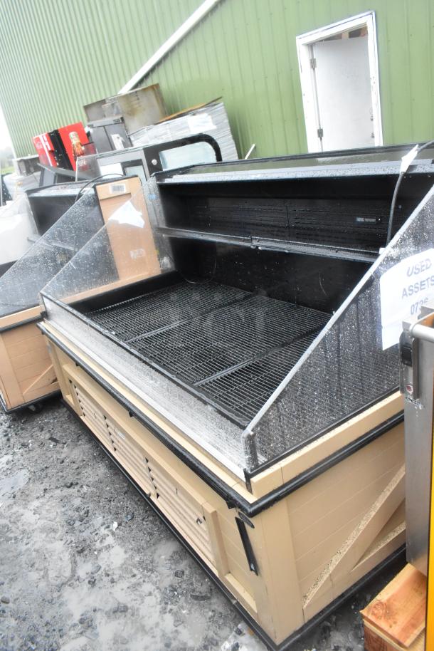 Killion Metal Commercial Open Grab N Go Merchandiser. 208/230V, 1 Phase. Used condition, outdoor setting.