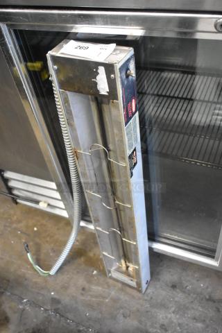 Hatco GRAH-36 metal commercial heat strip, 120 volts, 1 phase, visible label and wiring, used condition.