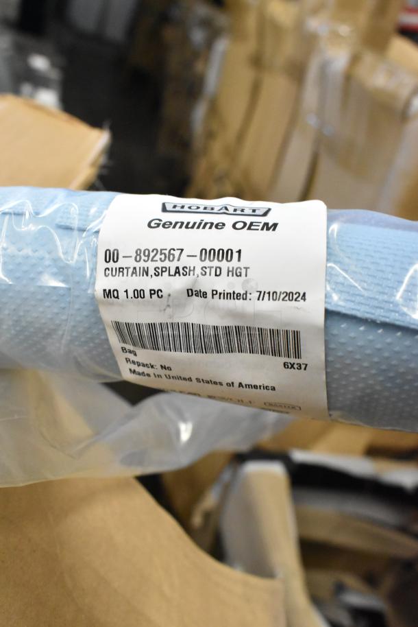 BRAND NEW Vulcan 00-892567-00001 Splash Curtain, scratch and dent, genuine OEM, standard height, made in USA.