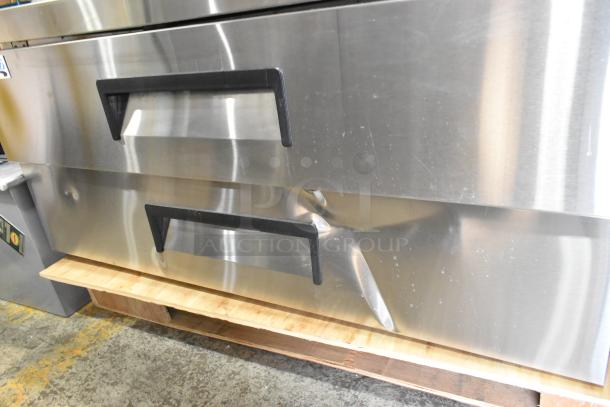 Brand new Avantco 178CBE52HC stainless steel 2-drawer chef base, 2025 model, with scratch and dent. 115V, 1 phase.