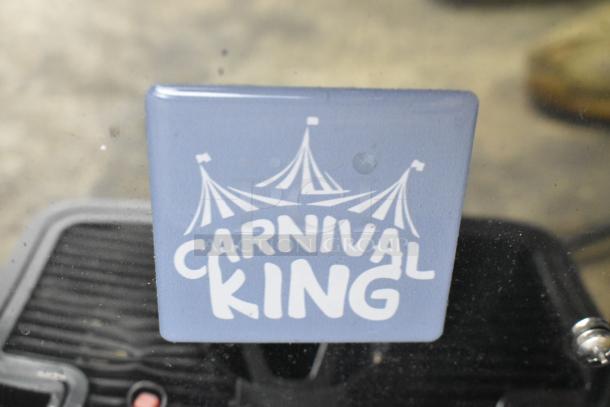 Carnival King logo on the 2025 Coldream 4M refrigerated beverage dispenser, new with minor scratch and dent.