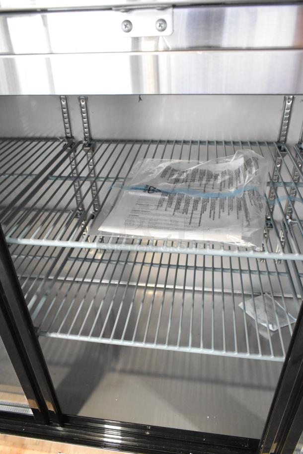 Brand new 2025 Avantco 178UBB72SHCS stainless steel 3-door back bar cooler. Scratch and dent, 115V, 1 phase, commercial use.
