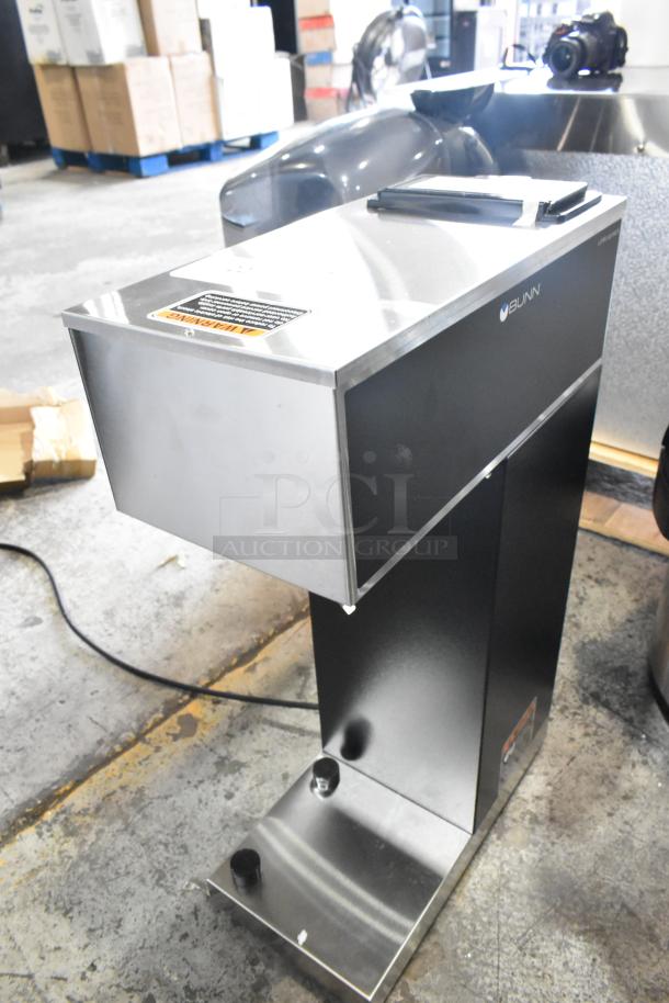 Brand new 2025 Bunn VPR-APS stainless steel pourover airpot coffee brewer, 120V, with minor scratches, commercial use.