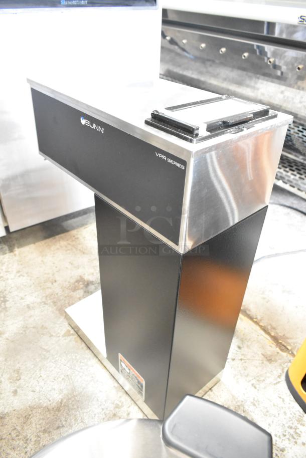 Bunn VPR-APS Stainless Steel Pourover Airpot Coffee Brewer, 120V, new with minor scratches.