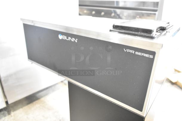 BRAND NEW 2025 Bunn VPR-APS stainless steel commercial airpot coffee brewer. Countertop model, 120 volts, minor scratches.
