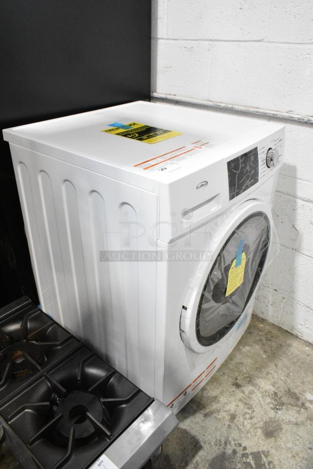Brand new KoolMore FLC-3CWH 2.7 cu. ft. washer & dryer combo, 2024 model, with minor cosmetic scratches.