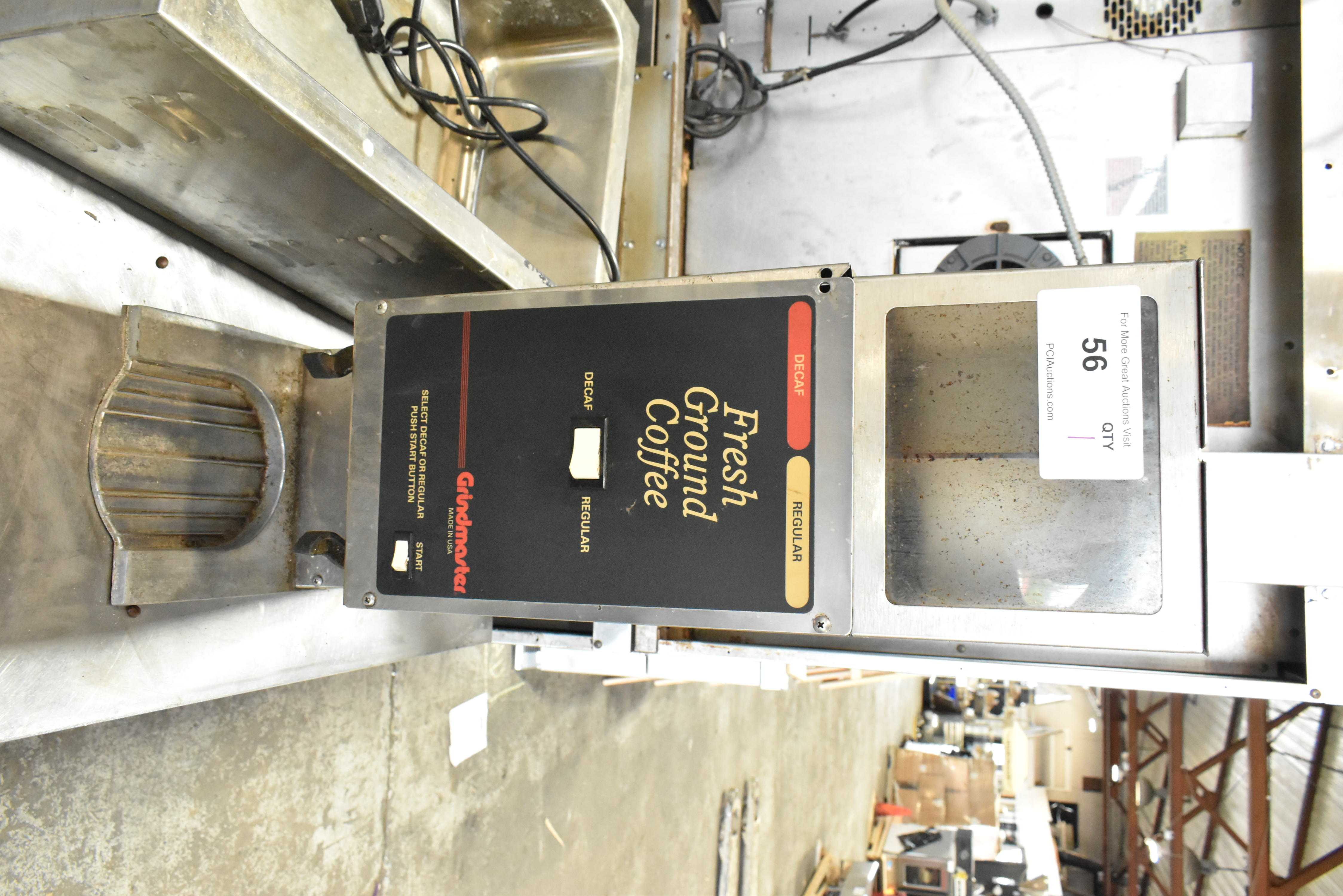 Grindmaster 2-hopper automatic bulk commercial coffee grinder