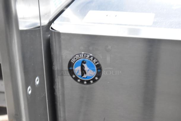Hoshizaki DCM-500BAH stainless steel countertop water and nugget ice dispenser, 618 lb capacity with 40 lb storage.