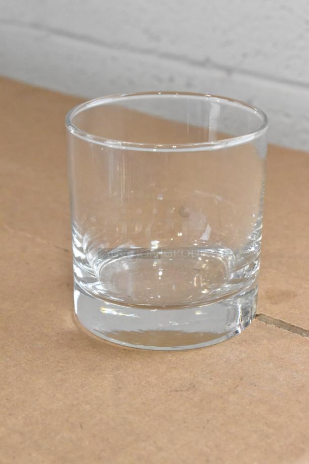 Libbey 2338 Lexington 10.25 oz. customizable rocks glass, brand new, clear glass, perfect condition, ideal for beverages.