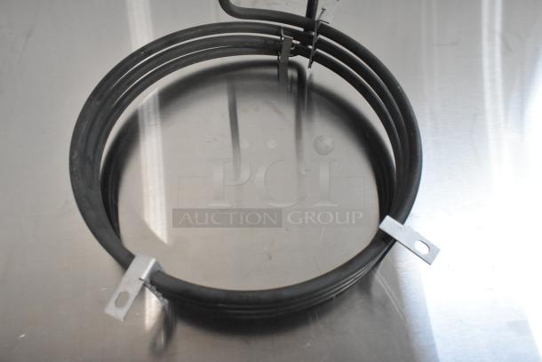 Brand new scratch and dent circular burner, model KX-234-36, part of auction lot including Pratica HW000110 circuit board.
