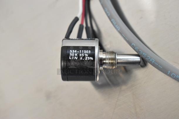 Brand new burner part with visible markings: "534-11503 50K ±5% LIN ±.25%." Includes attached cables.