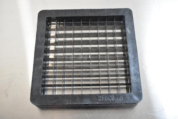 Brand new Vollrath Redco InstaCut 3/8" Dice T-Pack, wall mount, black grid with "REDCO" marking, minor scratches.