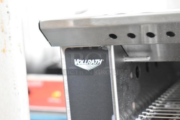 Brand new Vollrath JT1H stainless steel conveyor toaster. 2.5" opening, 120 volts, 1 phase. Scratch and dent condition.