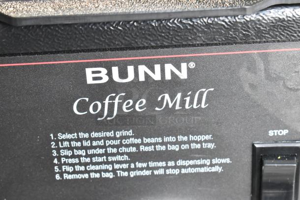 BRAND NEW Bunn G1 HD Coffee Grinder, 2020 model, 120 Volts, metal finish, commercial use, scratch and dent condition.