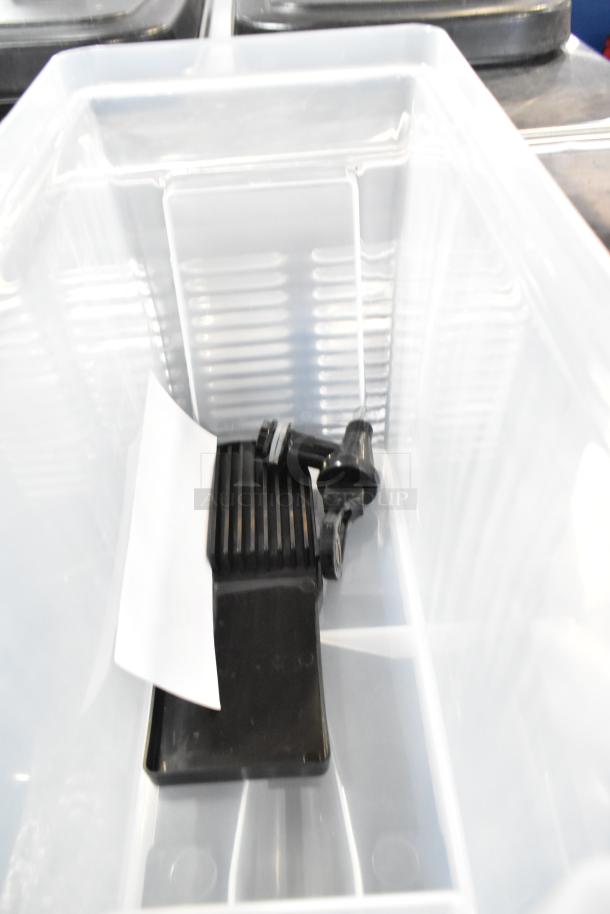 Brand new Choice Poly beverage holder dispenser, scratch and dent condition, includes components, 2 times your bid option.