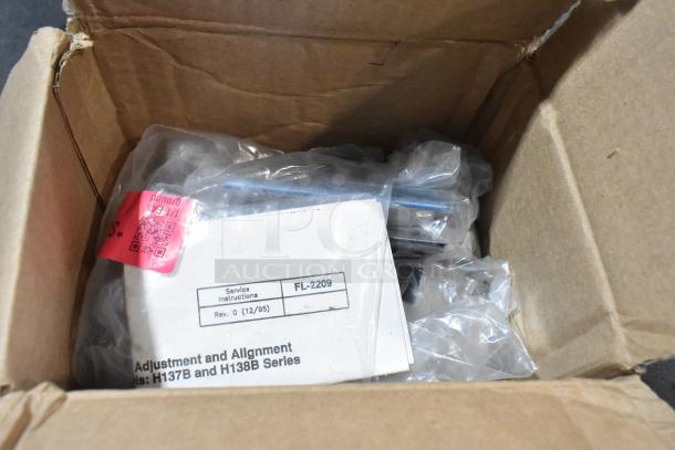 Boxed Cres Cor 0519 114 LCK Little Caesars Self Closing Hinge. Brand new, minor scratches. Includes service instructions.