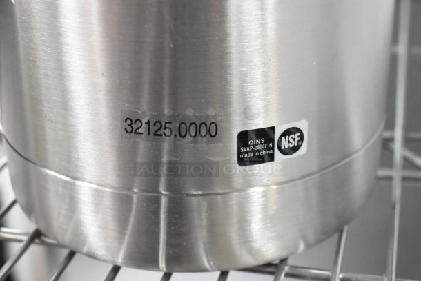 Bunn stainless steel air pot, model 32125.0000, NSF certified, made in China, excellent condition.