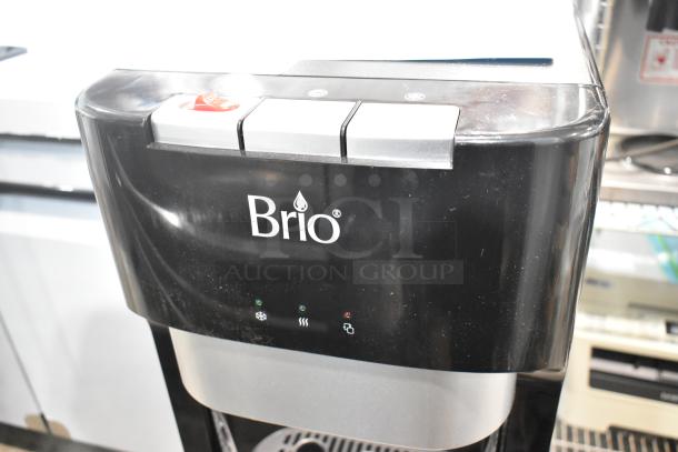 Brio CLBL420V2 water dispenser, 115 volts, 1 phase, showing control panel and brand logo in good condition.