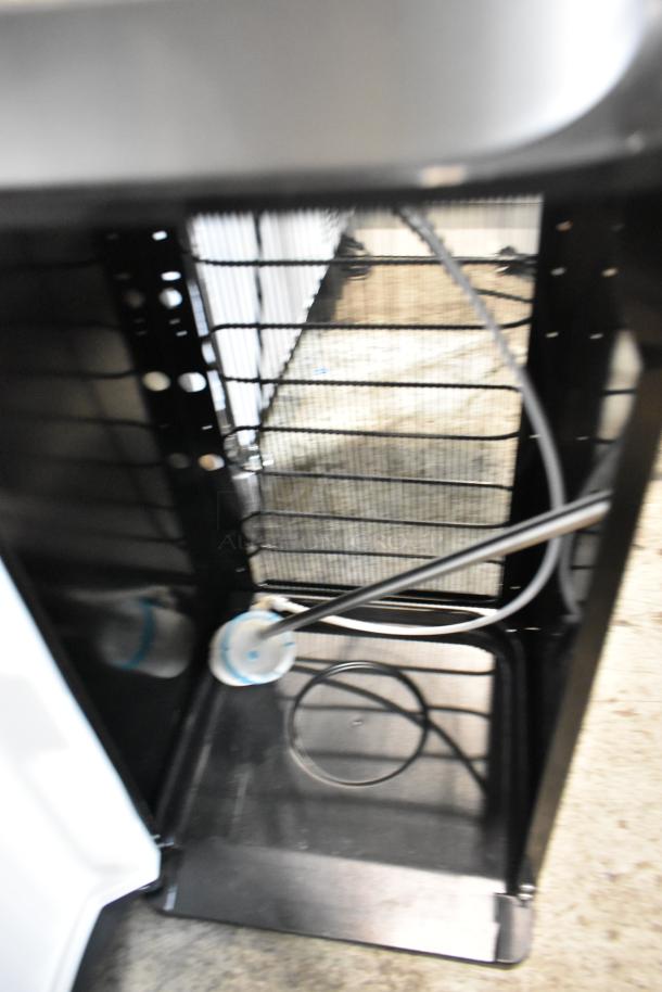 Brio CLBL420V2 water dispenser interior view, showing components and wiring. Suitable for 115 volts, 1 phase power.