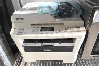 Brother MFC-7360N multifunction machine; printer, scanner, copier. Beige. Control panel with display. Good condition.