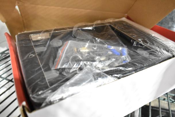 BRAND NEW SCRATCH AND DENT CTA Security Kiosk Dual Stand in original packaging, includes hardware and protective wrapping.
