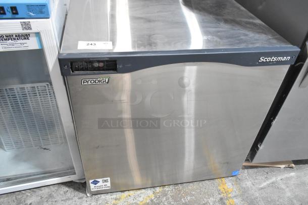 Scotsman Prodigy C1030MA-32B ice head, stainless steel, 208/230V, 1 phase, commercial use, clean condition with visible Prodigy label.