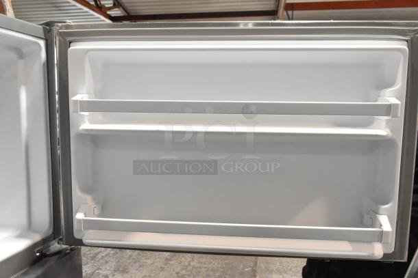 BRAND NEW 2025 Whirlpool 21MSTFATR6 Stainless Steel Cooler with Freezer, 115 Volts, 1 Phase. Scratch and dent condition.