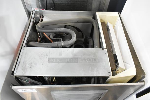 2020 Scotsman C1030MA-32F stainless steel ice head, commercial model, 208/230V, 1 phase, visible interior components.