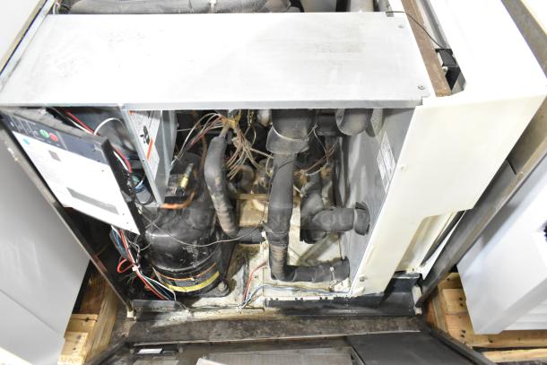 2020 Scotsman C1030MA-32F stainless steel ice head, interior view, 208/230V, 1 Phase, commercial use.