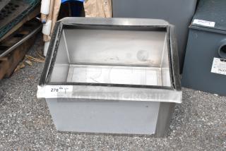BRAND NEW SCRATCH AND DENT! Stainless Steel Ice Bin Drop In w/ Cold Plate - Item #1201374