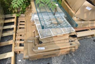 10 new scratch and dent items including a 522ETSG3060 Steelton 30"x60" stainless steel work table in original packaging.